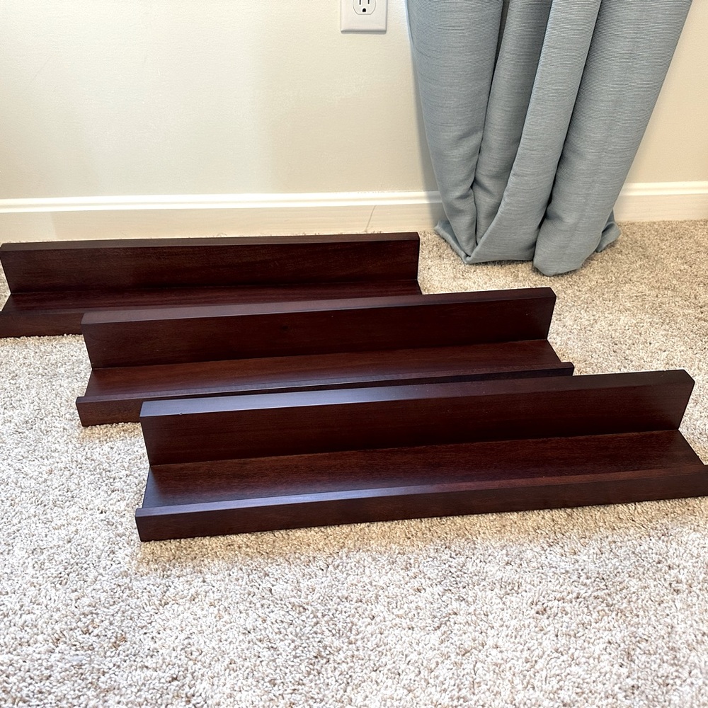 Pottery Barn Holman Ledge Shelves, set of 3